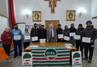 Cisl di Latina, consegnati gli attestati al corso di alfabetizzazione